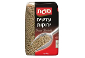 עדשים ירוקים 500 גרם - סוגת